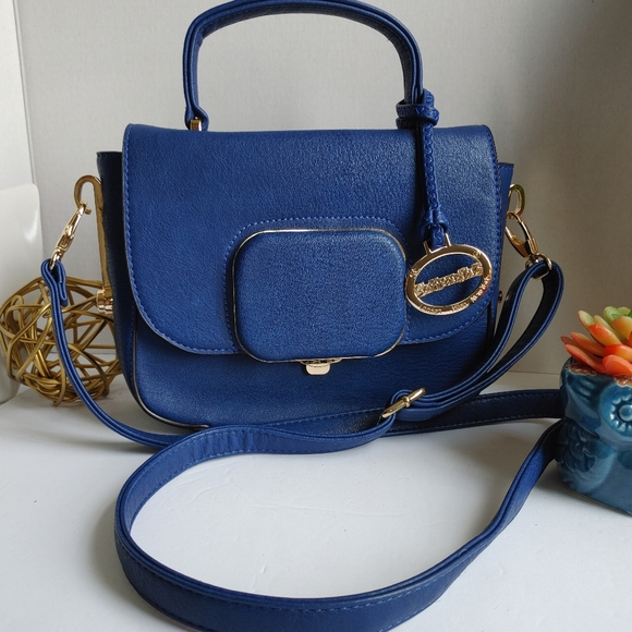 Sorrentino Blue Crossbody Bag - Picture 1 of 8